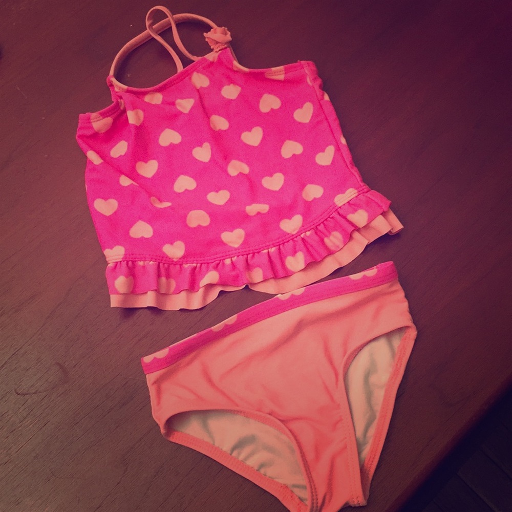 Baby girl 2 piece bathing suit